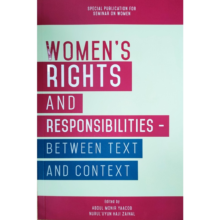 Women's Rights & Responsibilities: Between Text and Context | Shopee ...