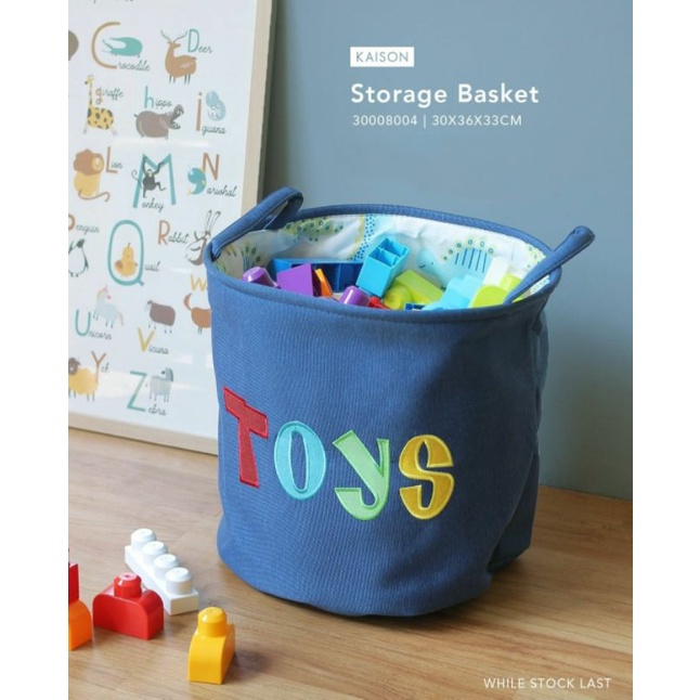 Storage Laundry Basket Dinosour Dark Blue Kaison Ready Stock Shopee