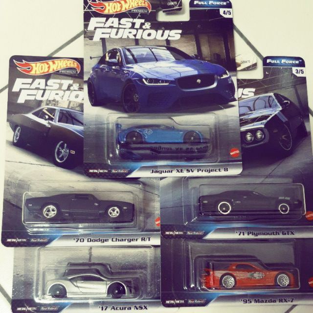 Hot Wheels Fast Furious Full Force Wave Shopee Malaysia