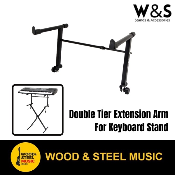 W&S Double Tier Keyboard Stand Extension Arm Shopee Malaysia