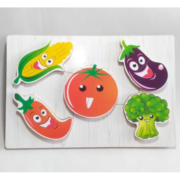 Chunky Vegetable Series Puzzle (Embossed) | Shopee Malaysia