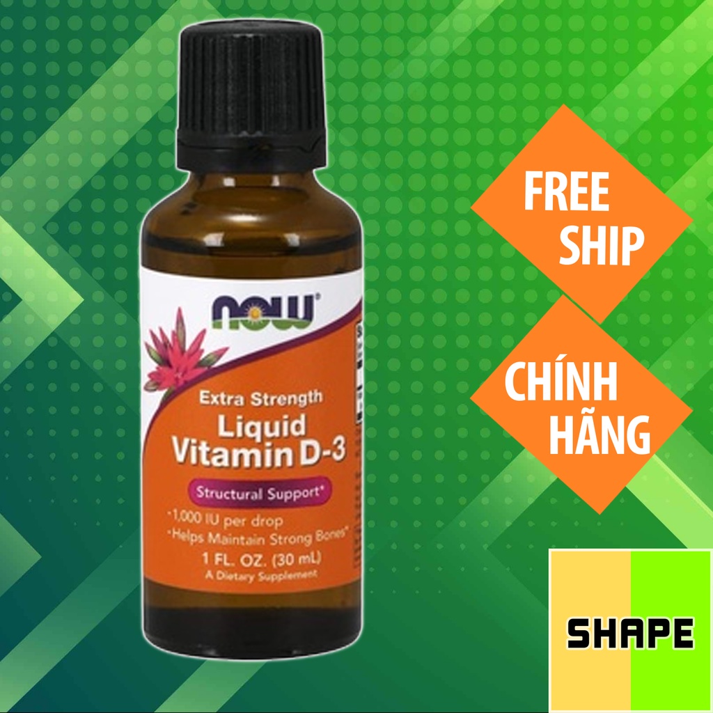 Vitamin D3 Essence Now Extra Strength Liquid Vitamin D3 1000IU [30ml