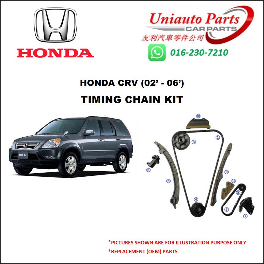 HONDA CRV S9A RD2 RD5 02 06 TIMING CHAIN KIT Shopee Malaysia