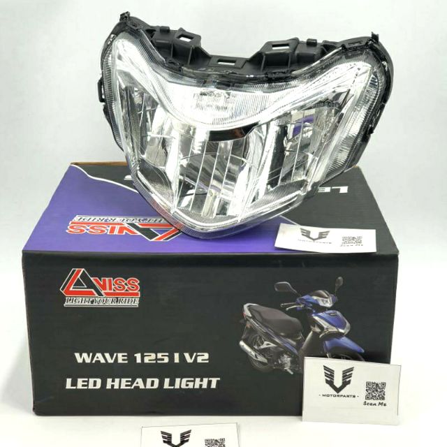 dansk vægt alkove VISS led head lamp honda wave125i dash125 v2 head light | Shopee Malaysia