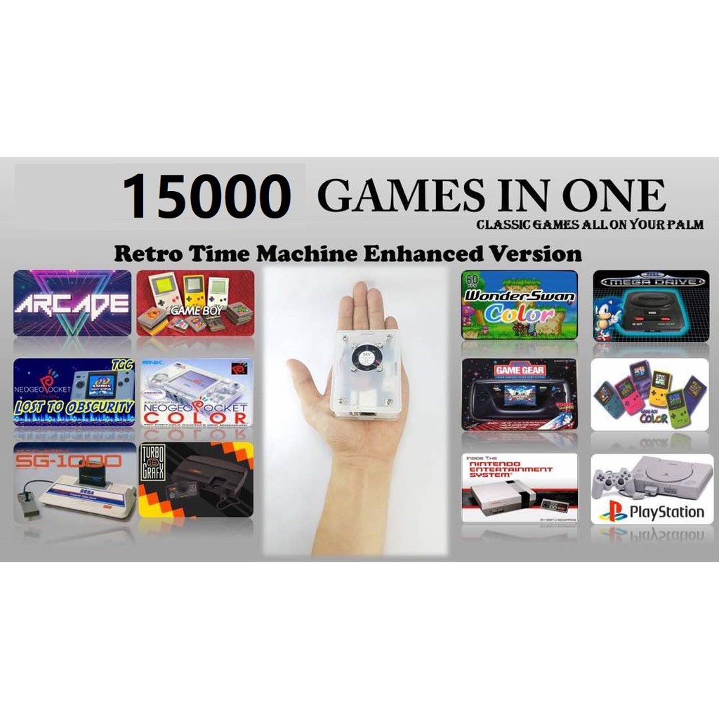 All in one Super Retro Game Console Sega Gameboy color Neo Geo NES ...