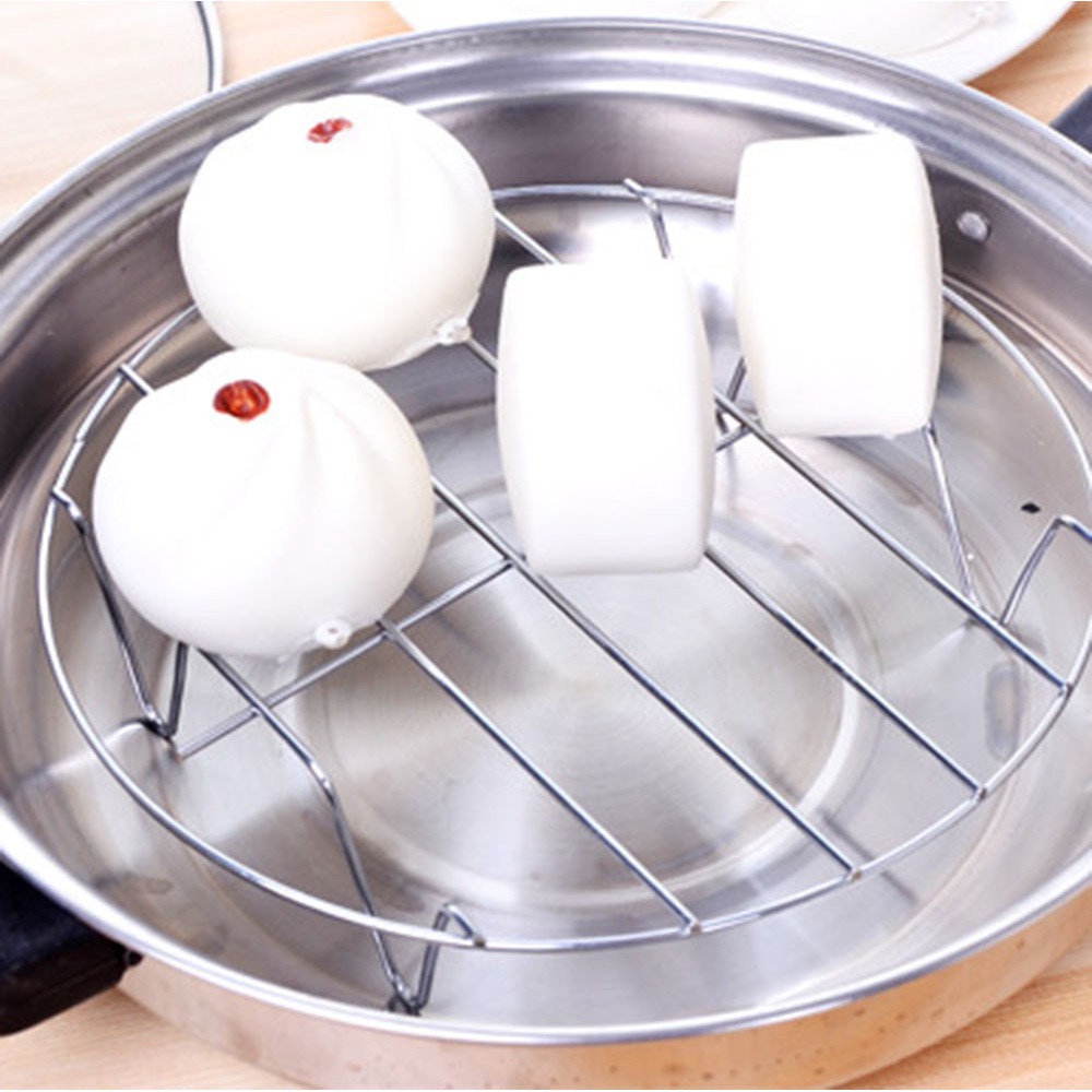 Stainless Steel Round Cooling Rack / Steaming Rack / Round Trivet ...