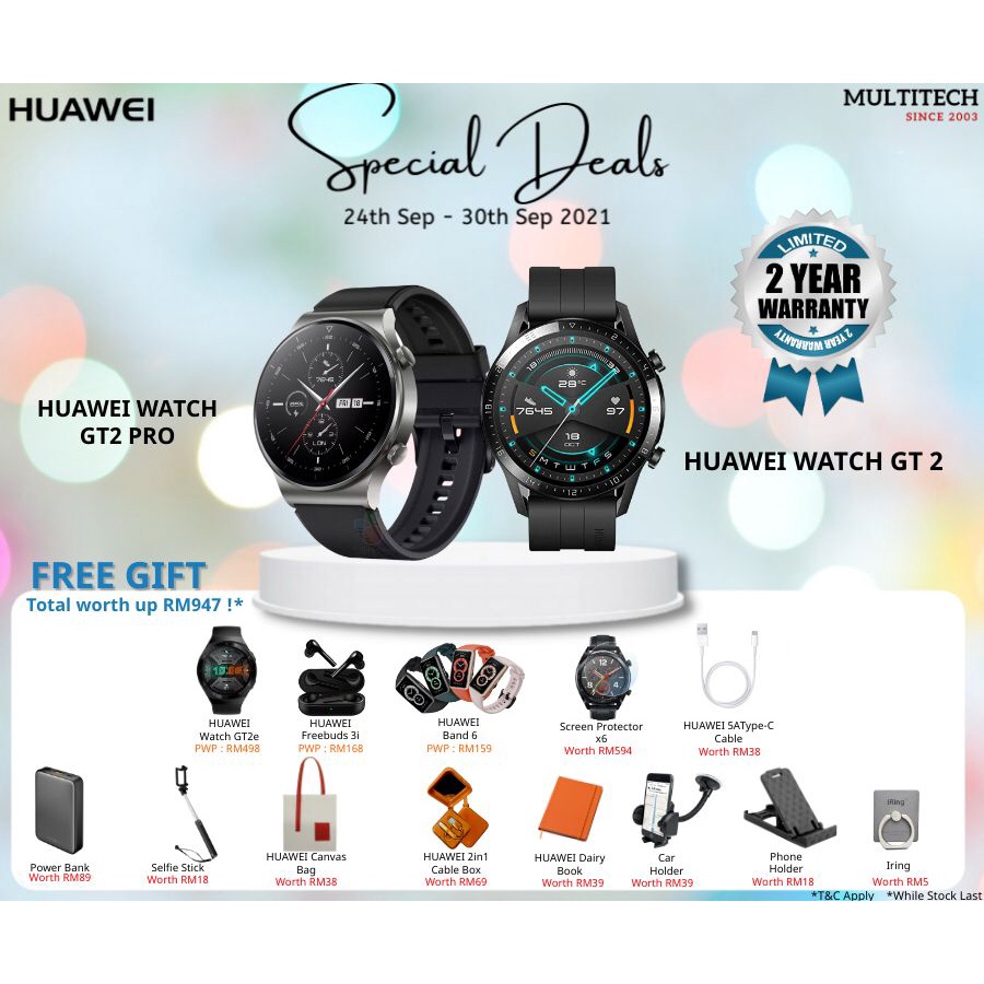 Huawei gt watch clearance promo