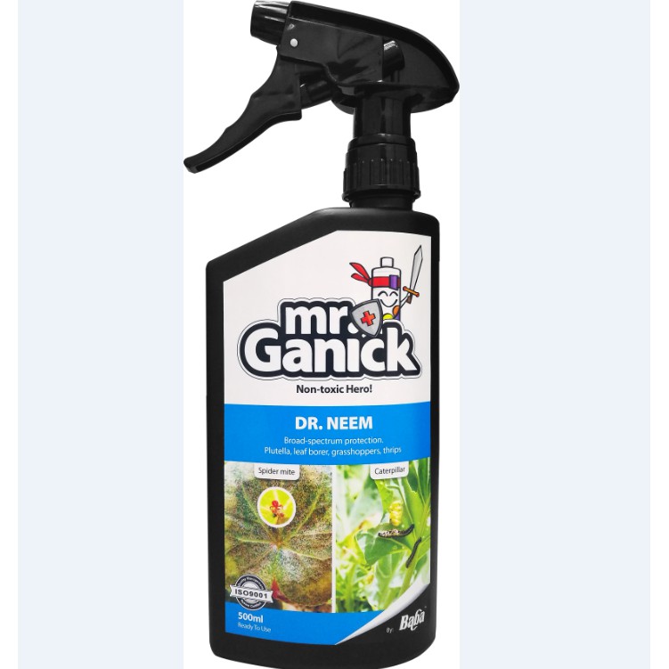 Baba Mr. Ganick Dr Neem Spider Mite Killer Natural Pesticide For 40 ...