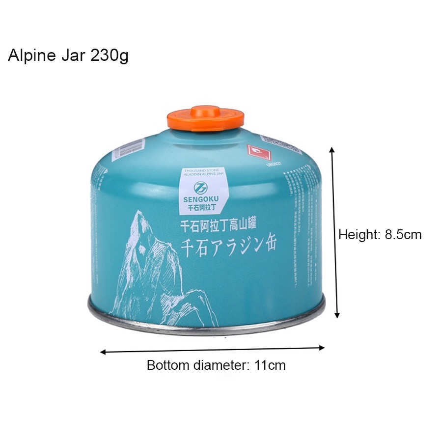 SENGOKU Butane Gas Cartridge Portable Gas Catridge Gas Camping Canister