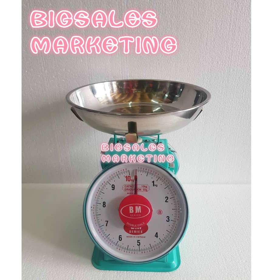 10 KG BM Commercial Mechanical Weighing Scale With License (Double Dial