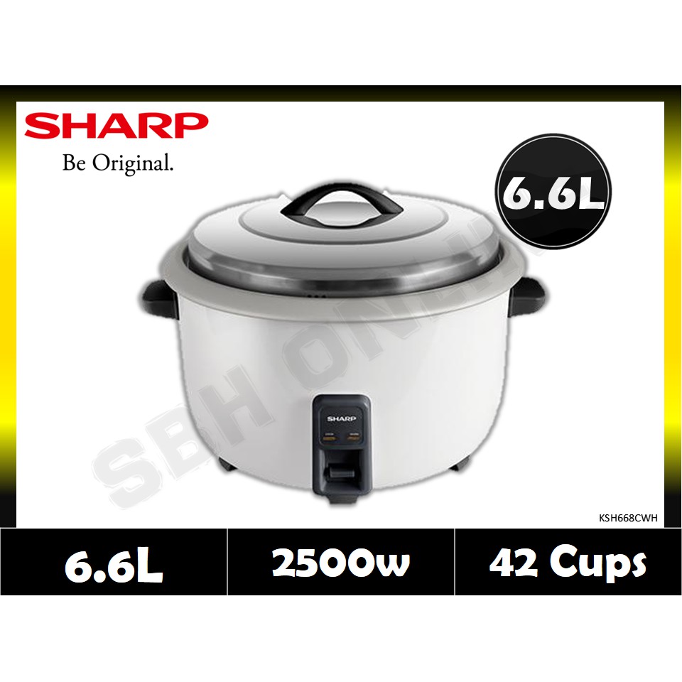 {LOCAL SELLER / READY STOCK} ORIGINAL SHARP KSH668C 6.6L RICE COOKER ...