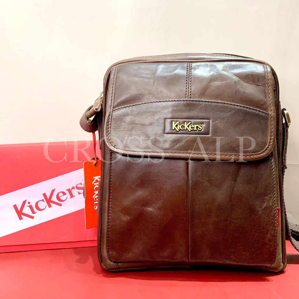 Kickers Sling Bag Original Genuine Leather Messenger Bag 87490 Shopee