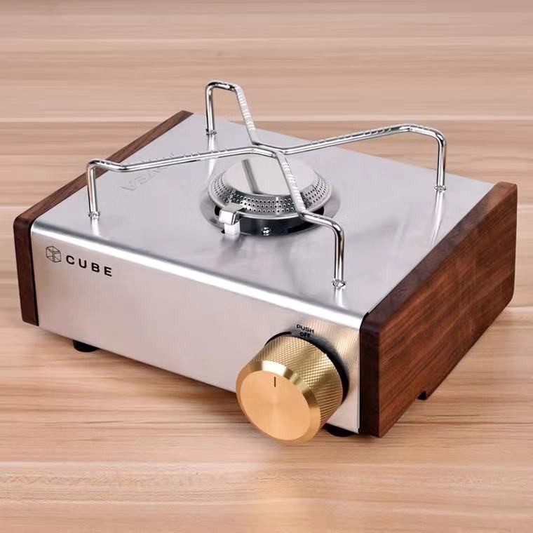 KOVEA CUBE Gas stove Decorative solid wood siding accessories outdoor  camping gas stove DIY accessories | Shopee Malaysia