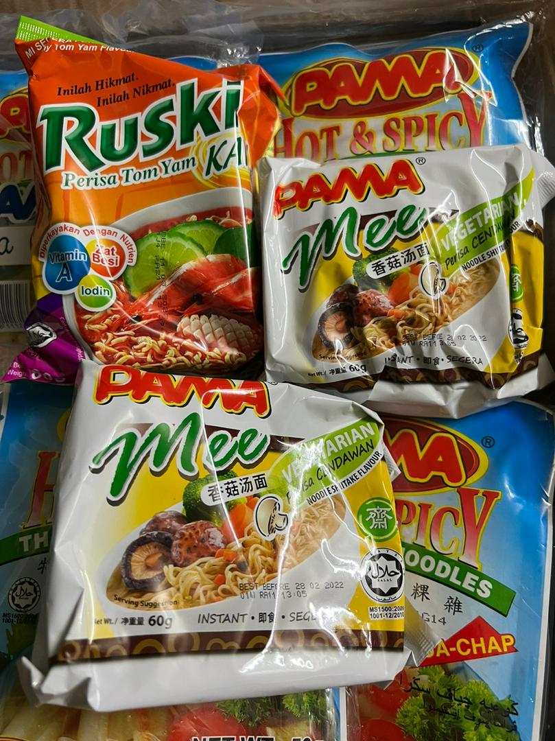 BOX] PAMA Instant Hot & Spicy Kua Chap (50gx3pktsx10bags) Halal ...