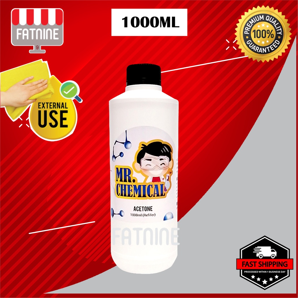 Nail Polish Remover (Acetone 99.5) 1000ml (Mr.Chemical) Shopee Malaysia