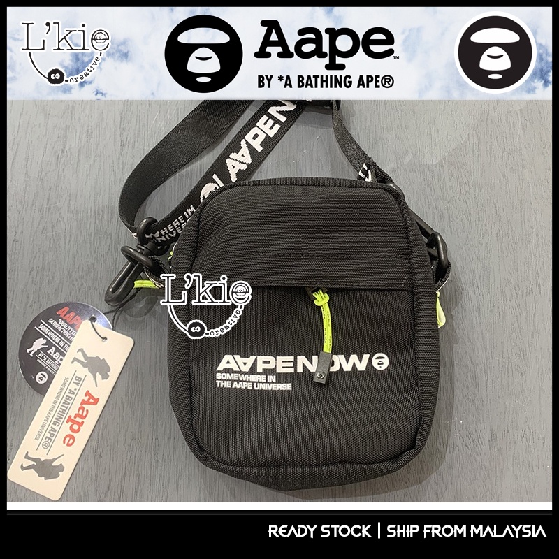 🔥Ready Stock🔥BAPE AAPE BAG Crossbody Bag Waist Bag Sling Bag Cross Body