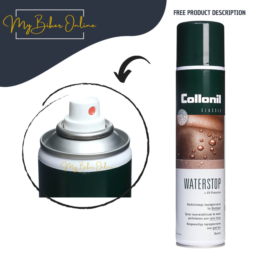 Collonil Classic Waterstop Spray 200ml - Protezione E Impermeabilizzante Per Scarpe In Pelle E Stivali