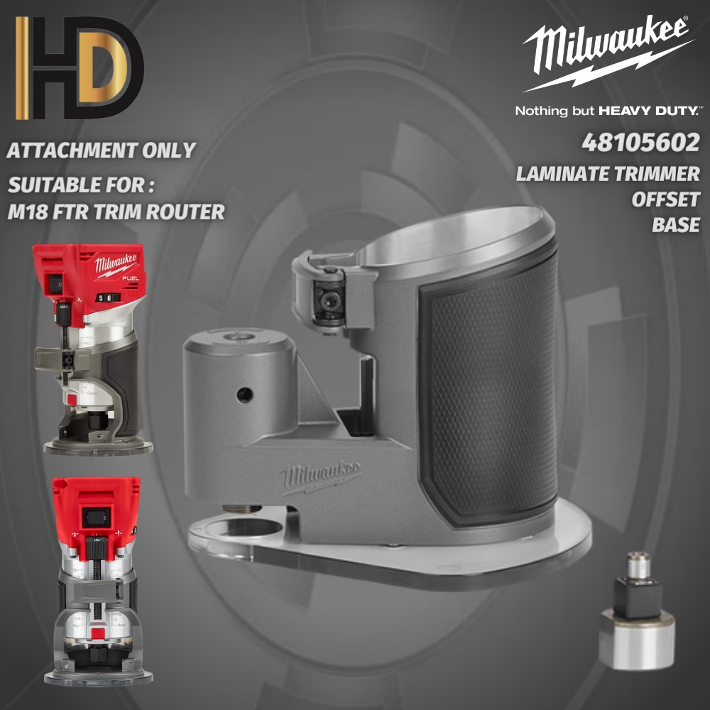 Milwaukee compact discount router offset base