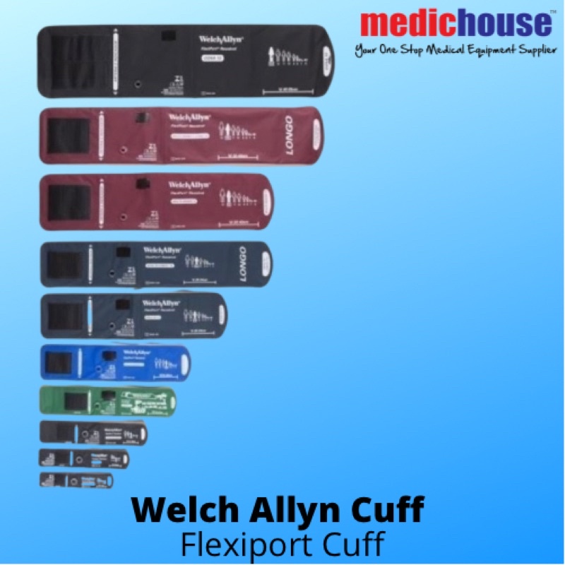 (STOCK CLEaRANCE)WELCH Allyn Flexiport Cuff Size 12L12,11,11L,8,6 ...