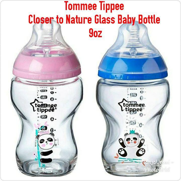 Tommee Tippee Closer to Nature Glass Baby Bottle 9oz Shopee Malaysia