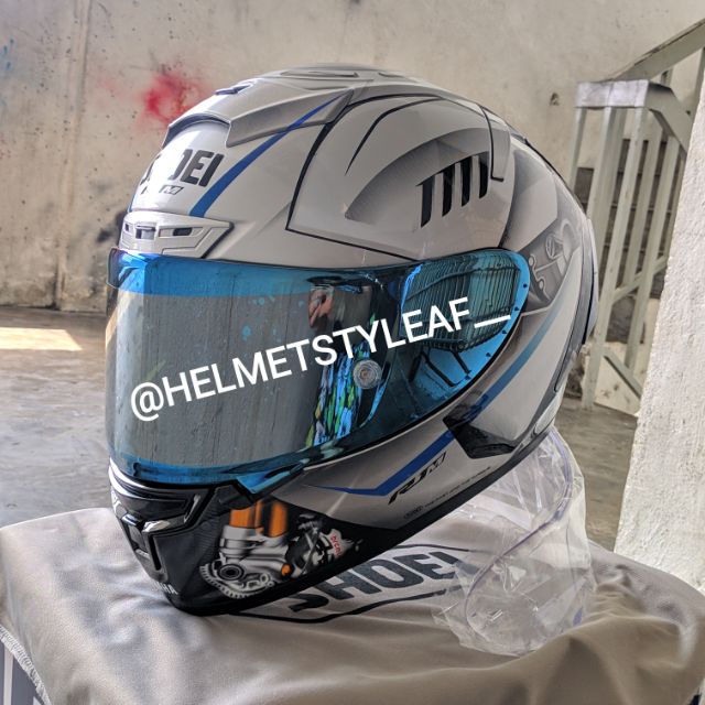 SHOEI X14 R1M!! 1:1!! FREE VISOR COLOUR!! FULLFACE HELMET!! | Shopee ...