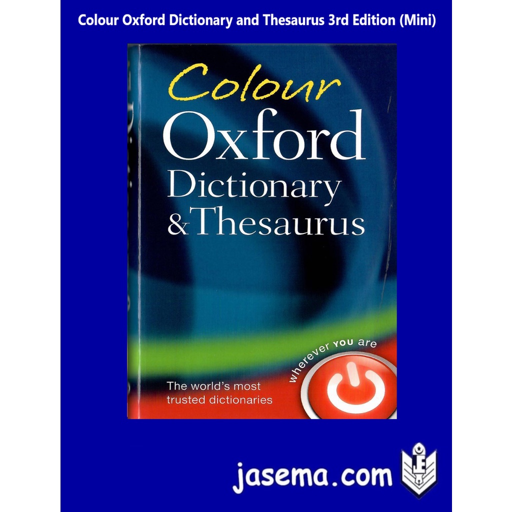 Colour Oxford Dictionary and Thesaurus 3rd Edition (Mini) Shopee Malaysia