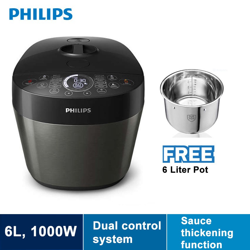 Philips Deluxe Collection All-in-One Cooker HD2145 ( HD2145/62 ) + Free ...