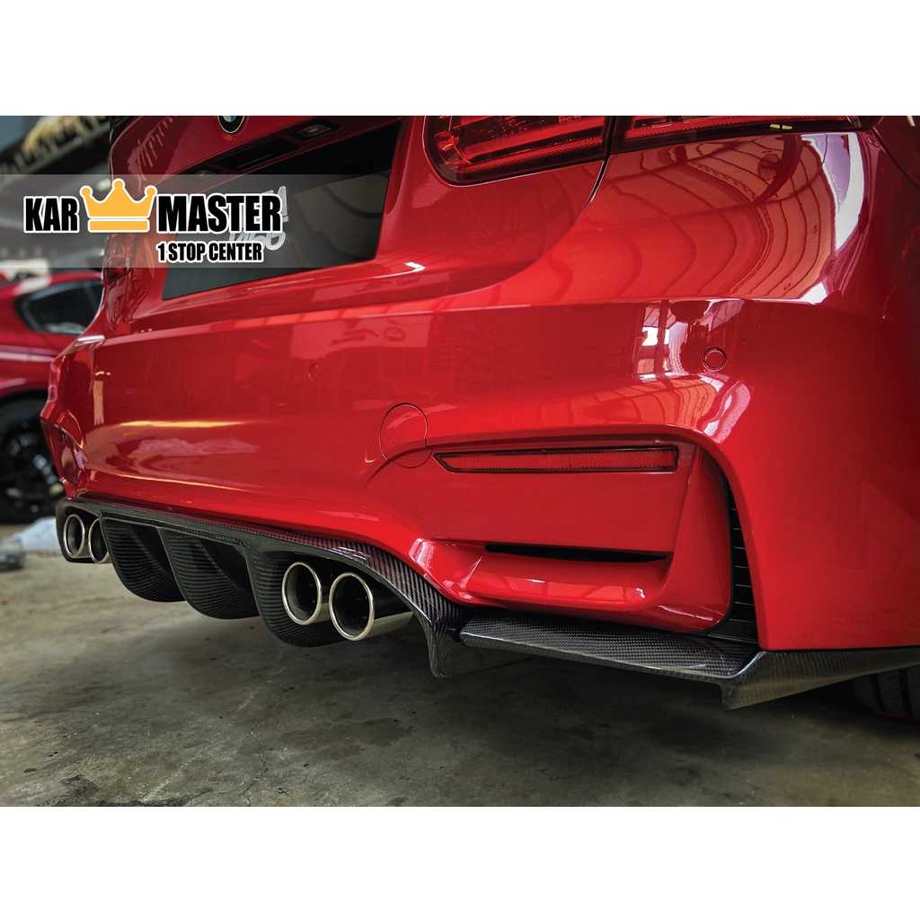 BMW F30 M3 Rear Diffuser 3pcs Carbon | Shopee Malaysia