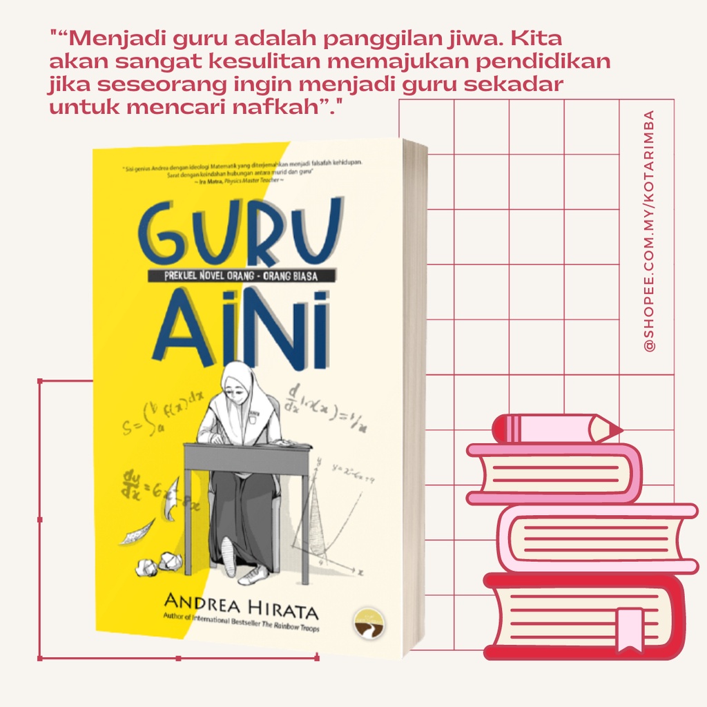 Guru Aini Oleh Andrea Hirata | Shopee Malaysia