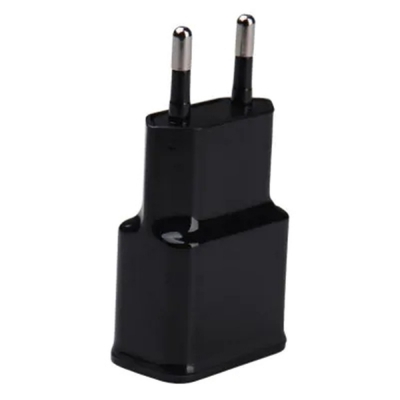 Adapter 5V 2A USB Mobile Phone Wall Charger EU Plug (BLACK) | Shopee ...