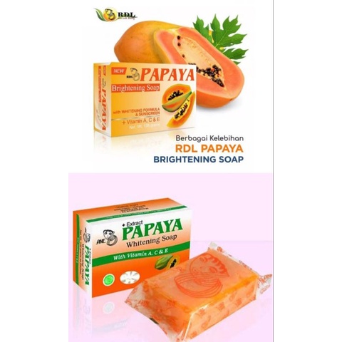 RDL SABUN PAPAYA / MAMAYA WHITENING SOAP ORIGINAL BPOM | Shopee Malaysia