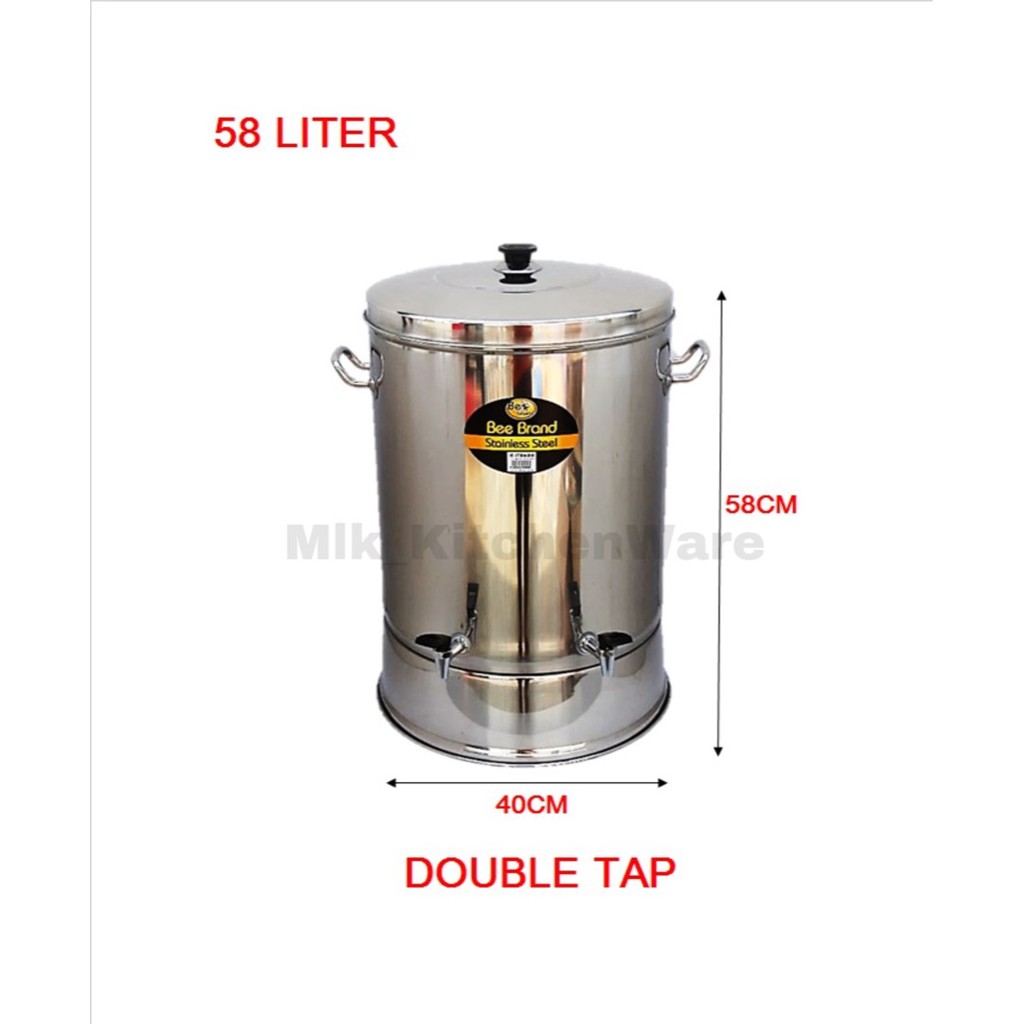 MLK TONG AIR /STAINLESS STEEL WATER DISPENSERS /STAINLESS STEEL BUCKET