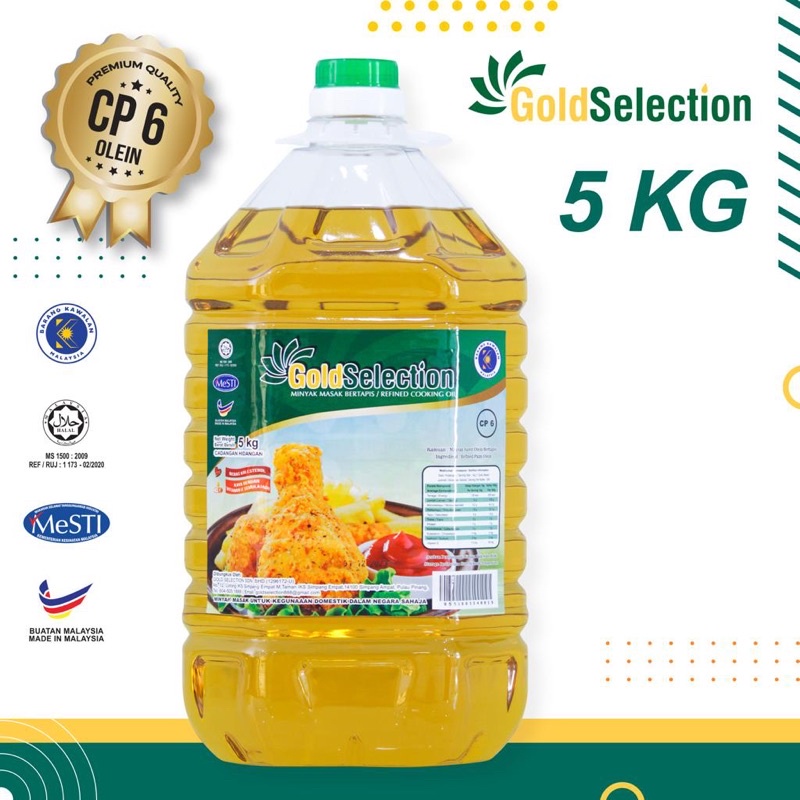 Gold Selection Minyak Masak 5KG / Cooking Oils | Shopee Malaysia