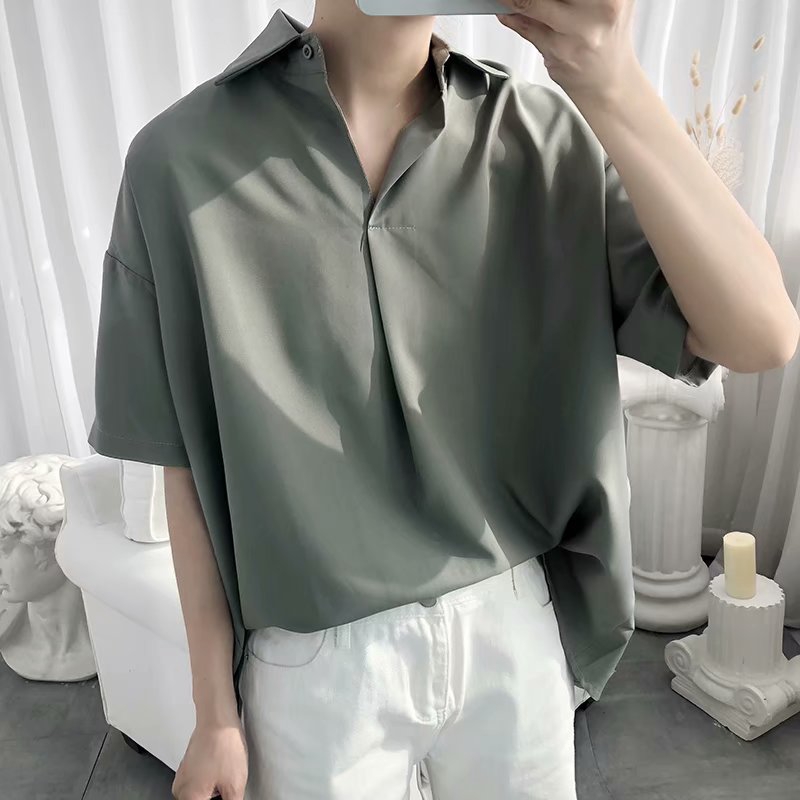 korean short sleeve shirt