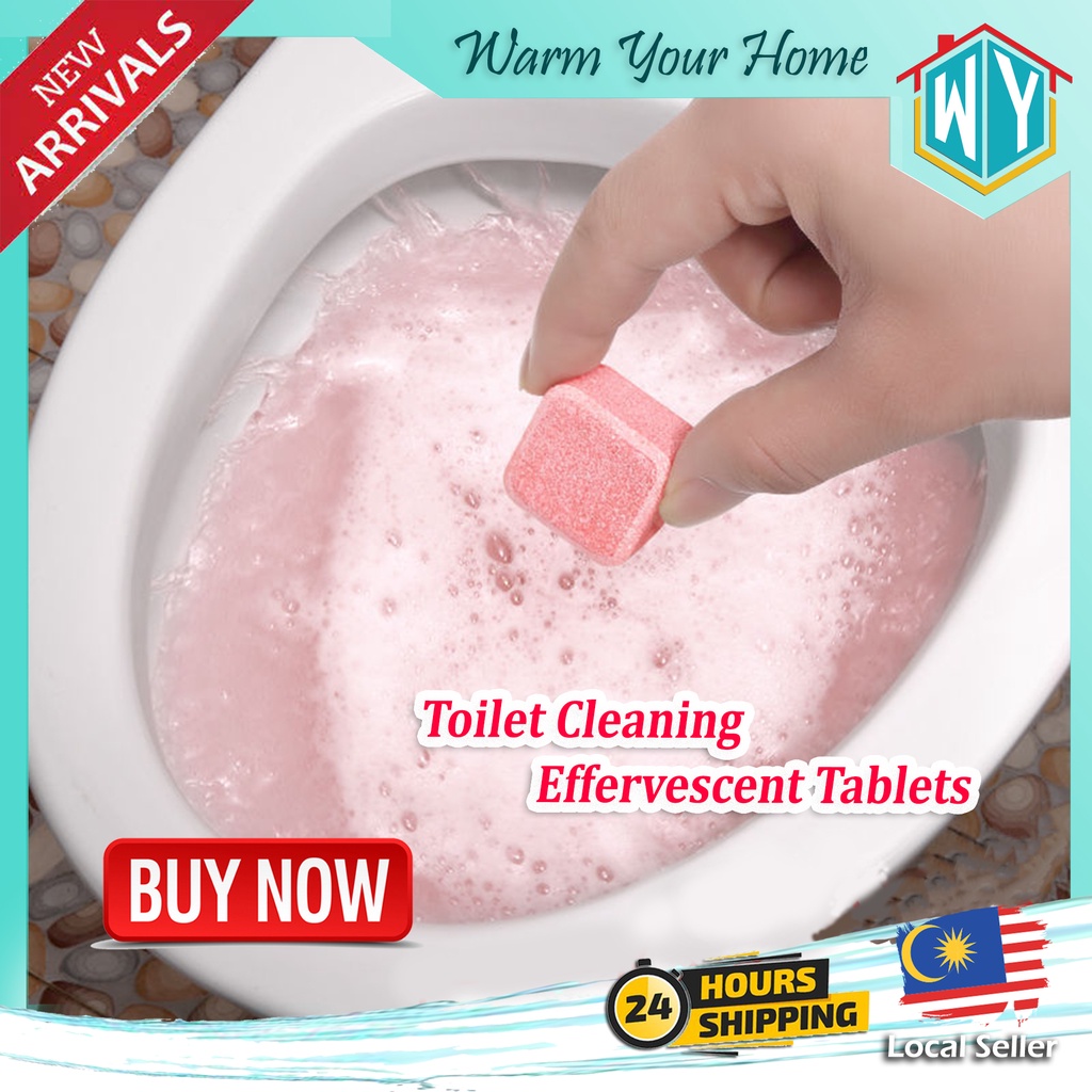 Toilet Cleaner Effervescent tablets Toilet Bowl Cleaner pewangi tandas ...