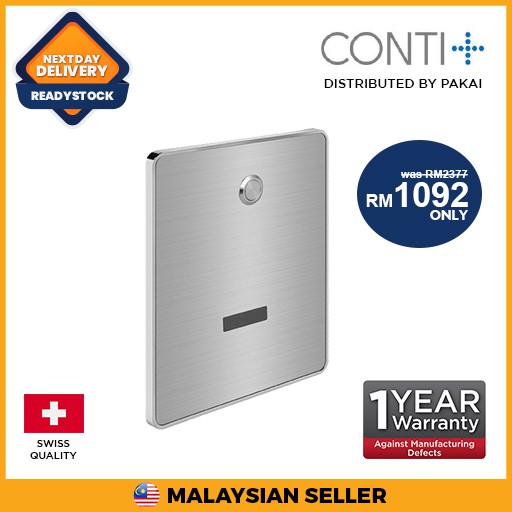 Conti+ IQ Urinal Flush Valve u28M Sensor Operated come with U3L Urinal ...