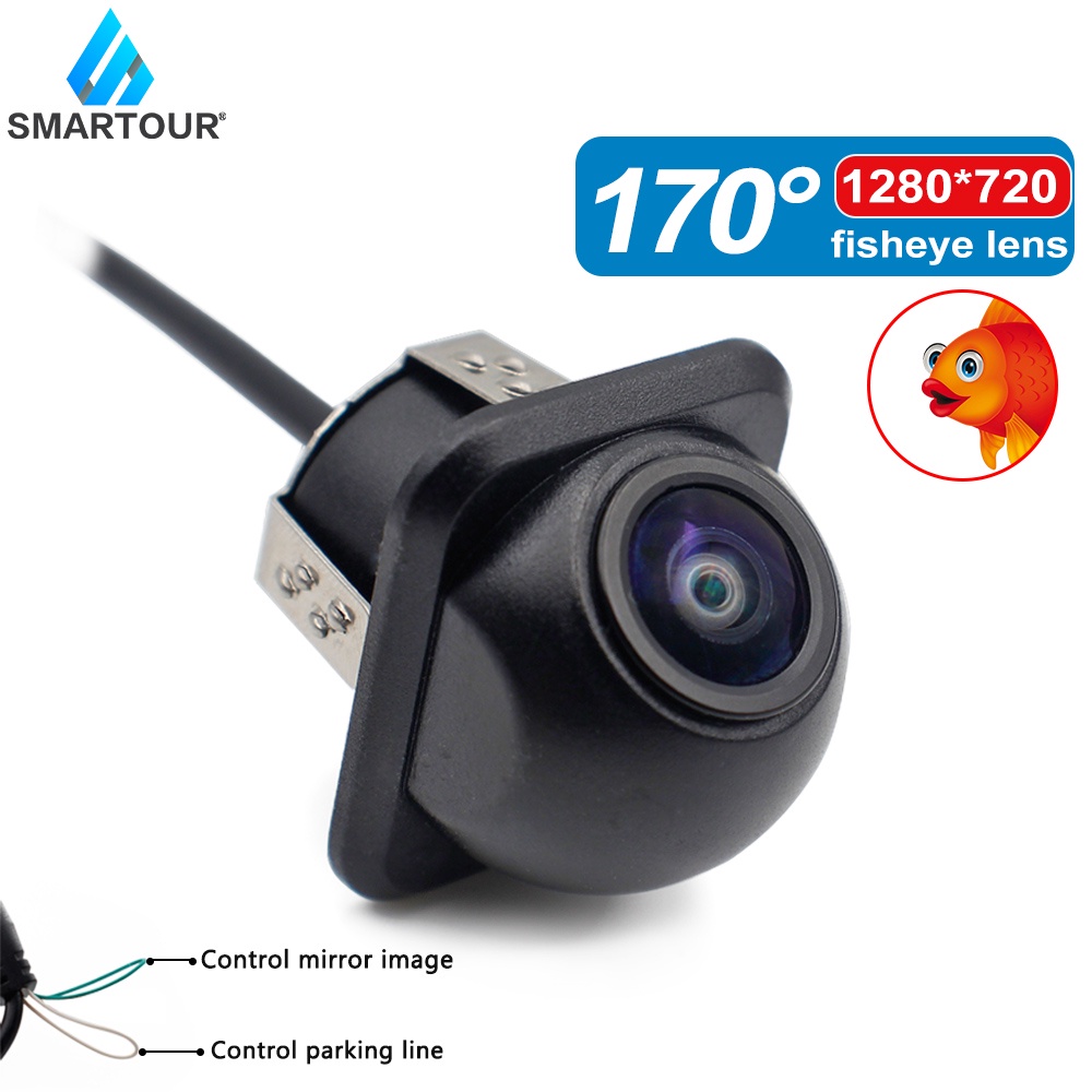 SMARTOUR Car Rear View Camera Night Vision Reversing Auto Parking Monitor  CCD Waterproof 170 Degree HD Video FishEye Lens | Shopee Malaysia