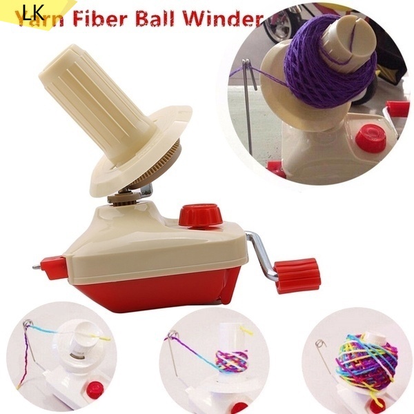 Woolen Yarn Fiber String Ball Wool Winder Holder Handheld Handoperated