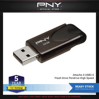 PNY USB 2.0 Flash Drives 16GB Assorted Colors Pack Of 5 Flash