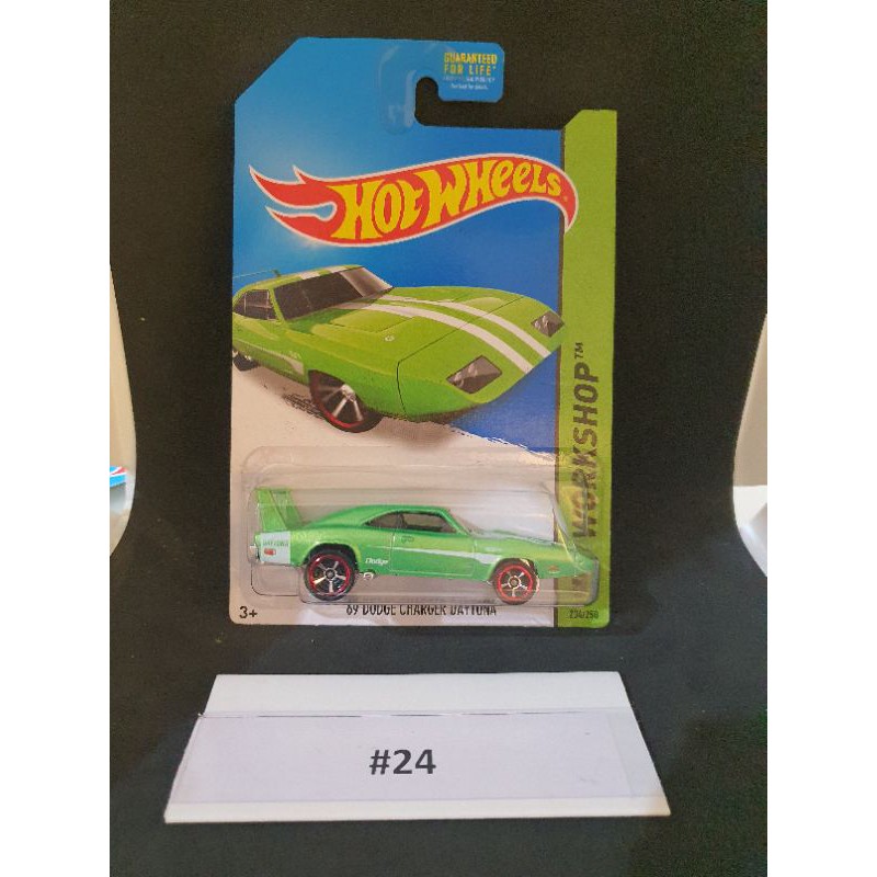 Hot Wheels 1969 Dodge Charger Daytona Arancione, Serie Tooned 1/64, 2017