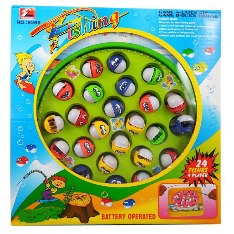FISHING GAME BATTERY OPERATED MAINAN MEMANCING | Shopee Malaysia
