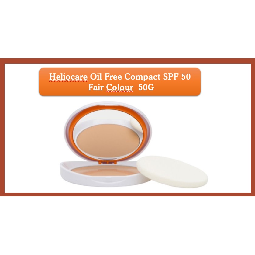 Heliocare Oil Free Compact Fair Colour SPF 50 -(10G) | Shopee Malaysia