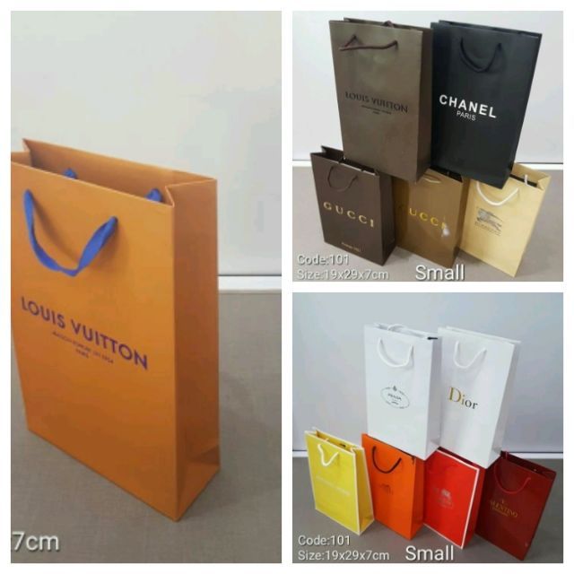 Lv / Coach Paper bags