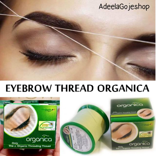 Eyebrow Thread Organica 1 piece : Khas tuk yg tau guna je