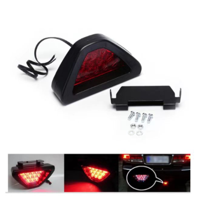 Car Universal F1 Style Brake Lamp Rear Bumper Brake Light 12 Led