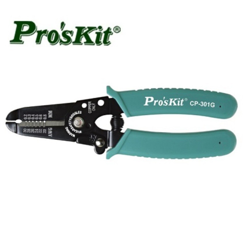 Pro'sKit CP-302G Precision Wire Stripper (AWG 20/18/16/14/12/10 ...