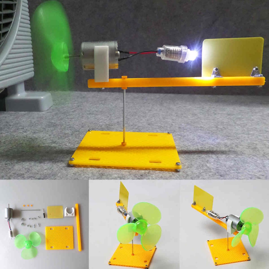 Mini-Windturbine DIY Kit – Alternative Energiequelle Für Experimente