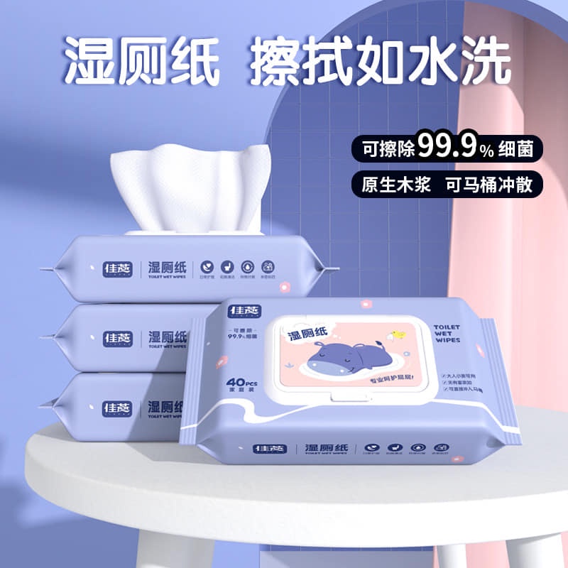  Ready Stock  SA01953  Wet Toilet Paper (4 Pack) 湿厕纸  | Shopee Malaysia