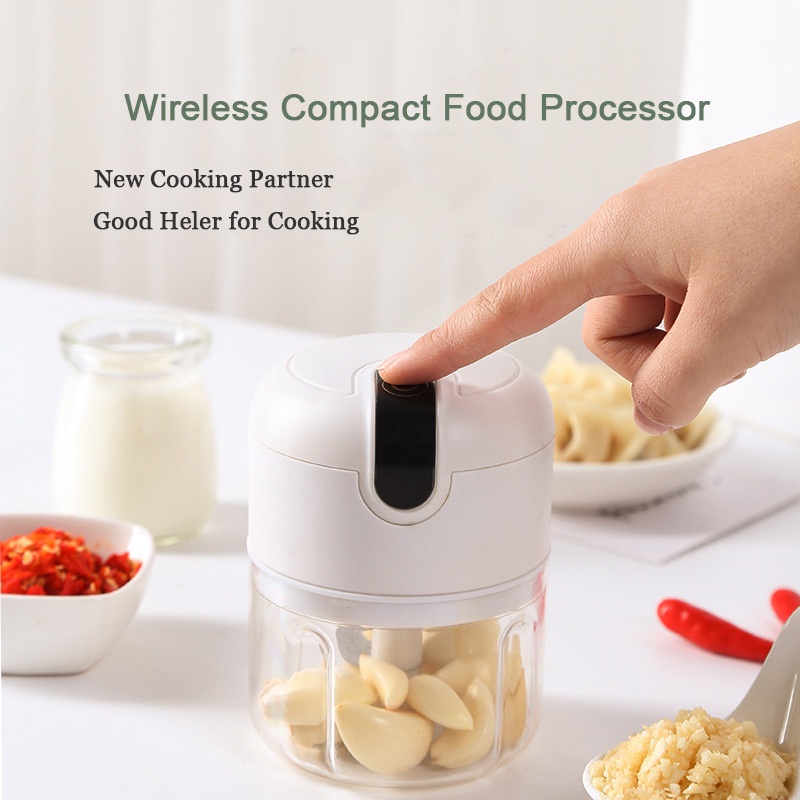 Mini Blender Garlic Chopper Electric Food Chopper Portable Blender Food ...