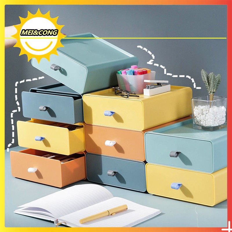Stationery Storage Box Desktop Storage Box Drawer-Type Multi-Layer ...